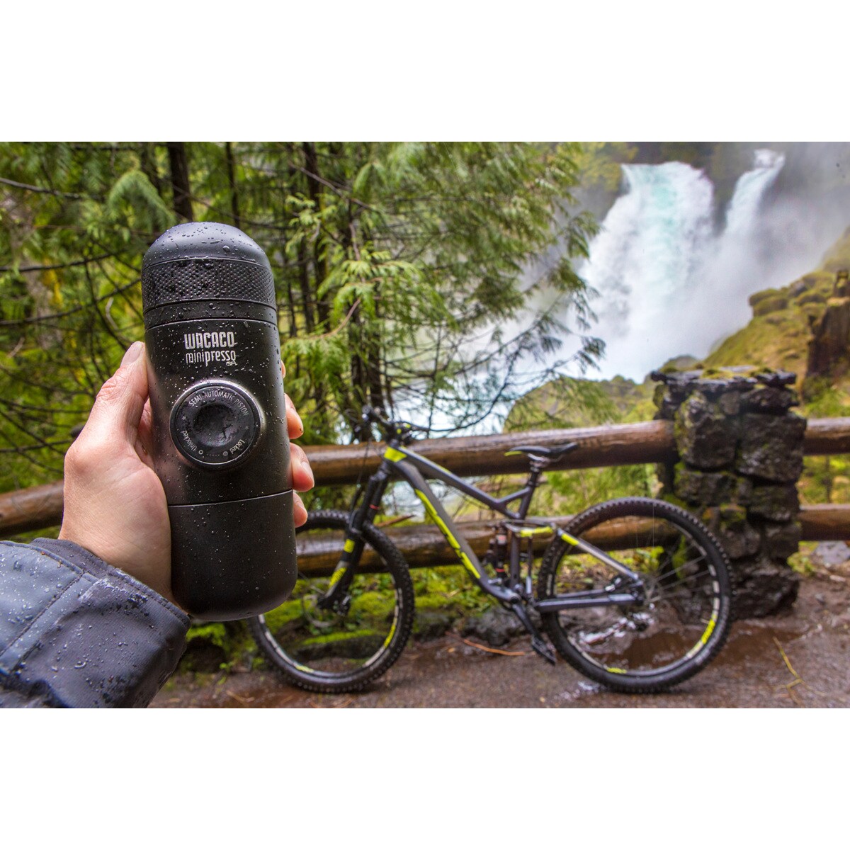 Cafetera Portátil Minipresso GR Wacaco Espresso Portable Negro 4