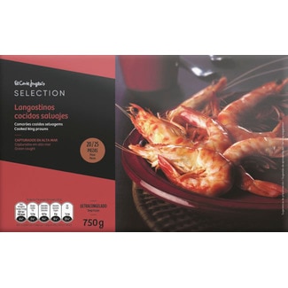 Camarões Cozidos Selvagens 20-25 Peças embalagem 750 g - El Corte Inglés Selection