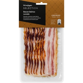 bacon ibérico curado en lonchas envase 170 g - El Corte Ingles Selection