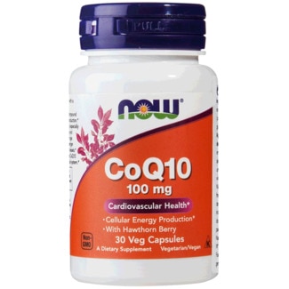 COQ10 embalagem 30 cápsulas - Now