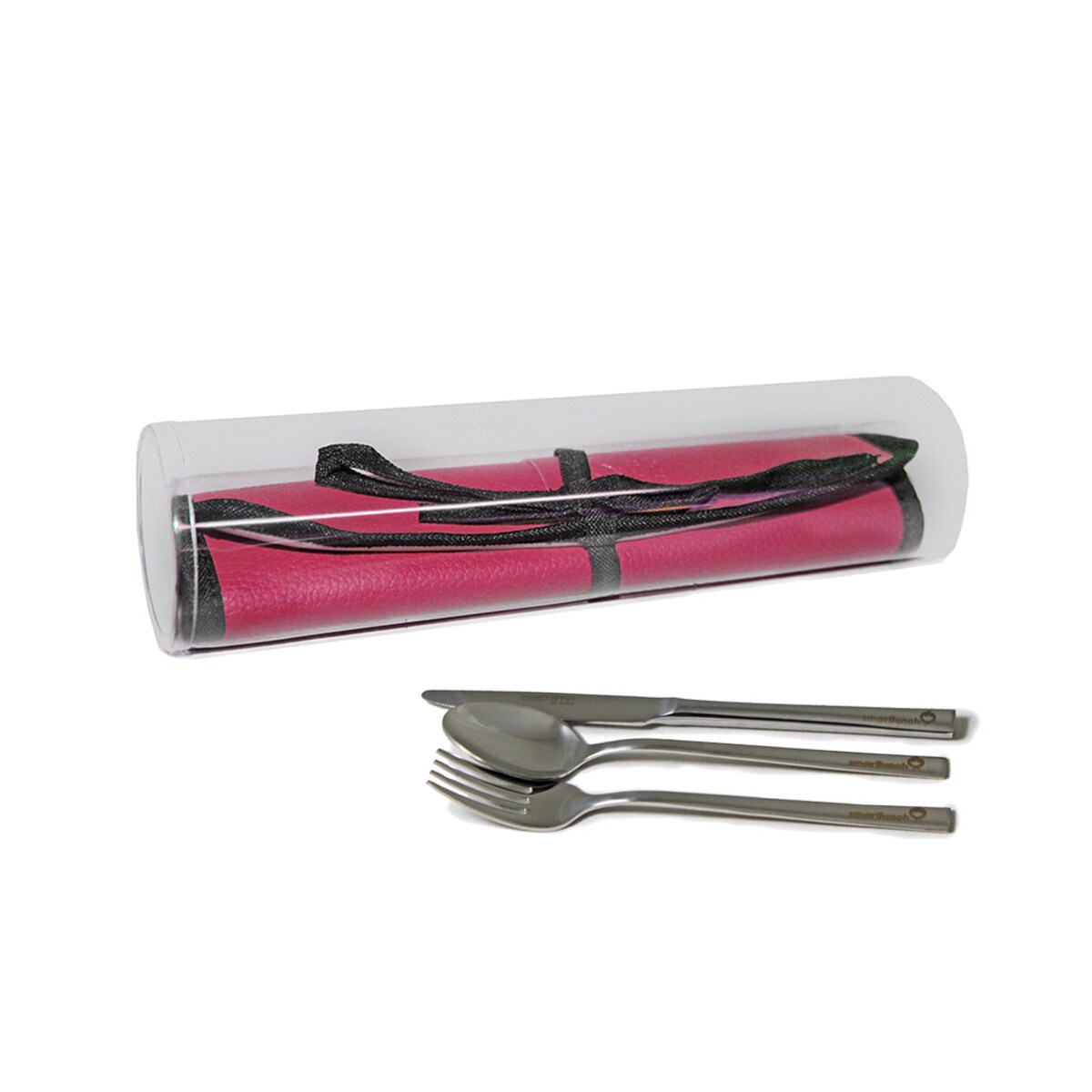 Individual e Talheres Inox Rosa-3