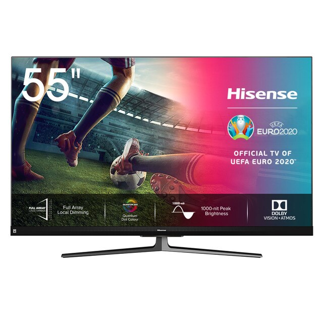 Televisor Hisense - TV LED 138,7 Cm (55") 55U8QF UHD 4K Dolby Vision, Dolby Atmos, Full Array Y Smart TV