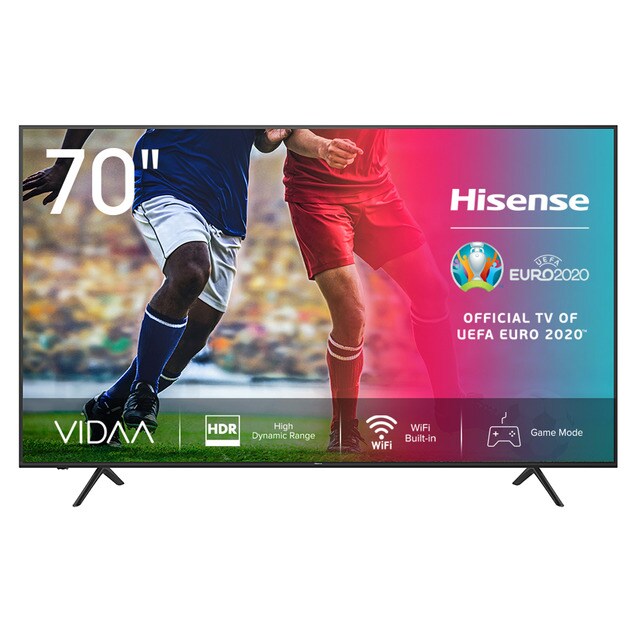 Televisor Hisense - TV LED 176,5 Cm (70") 70A7100F UHD 4K Ultra Dimming, HDR10, Modo Game Y Smart TV