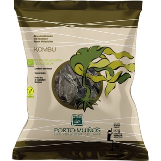 algas deshidratadas ecológicas kombu bolsa 50 g - Porto Muiños