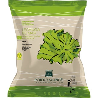 algas deshidratadas ecológicas lechuga de mar bolsa 50 g - Porto Muiños