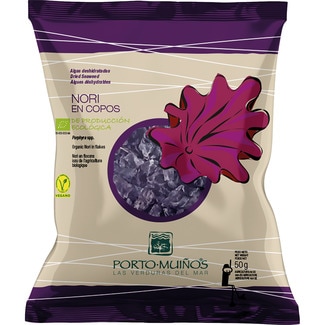 algas deshidratadas ecológicas nori en copos bolsa 50 g - Porto Muiños