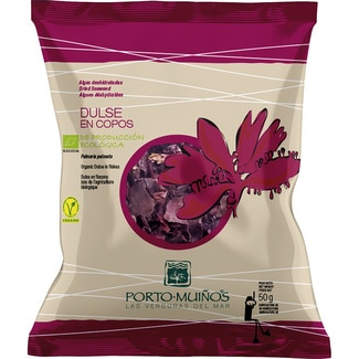algas deshidratadas ecológicas dulse en copos bolsa 50 g - Porto Muiños