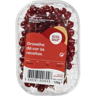Groselha embalagem 125 g