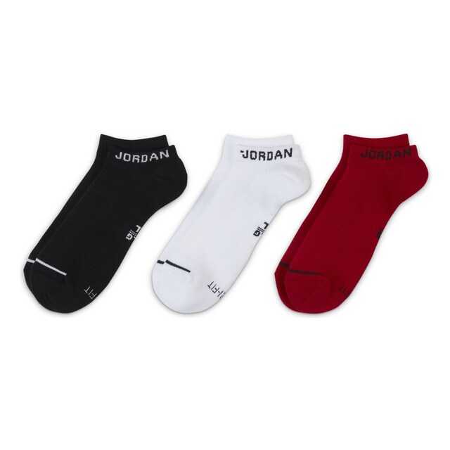Pack de 3 pares de calcetines de baloncesto unisex Jumpman No-Show Jordan ·  El Corte Inglés