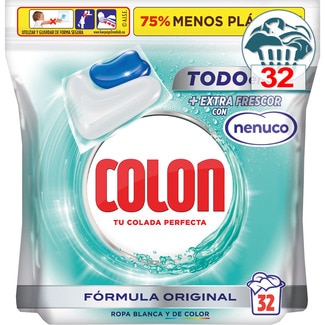 detergente cápsulas Nenuco Todo en 1 bolsa 32 cápsulas - Colon