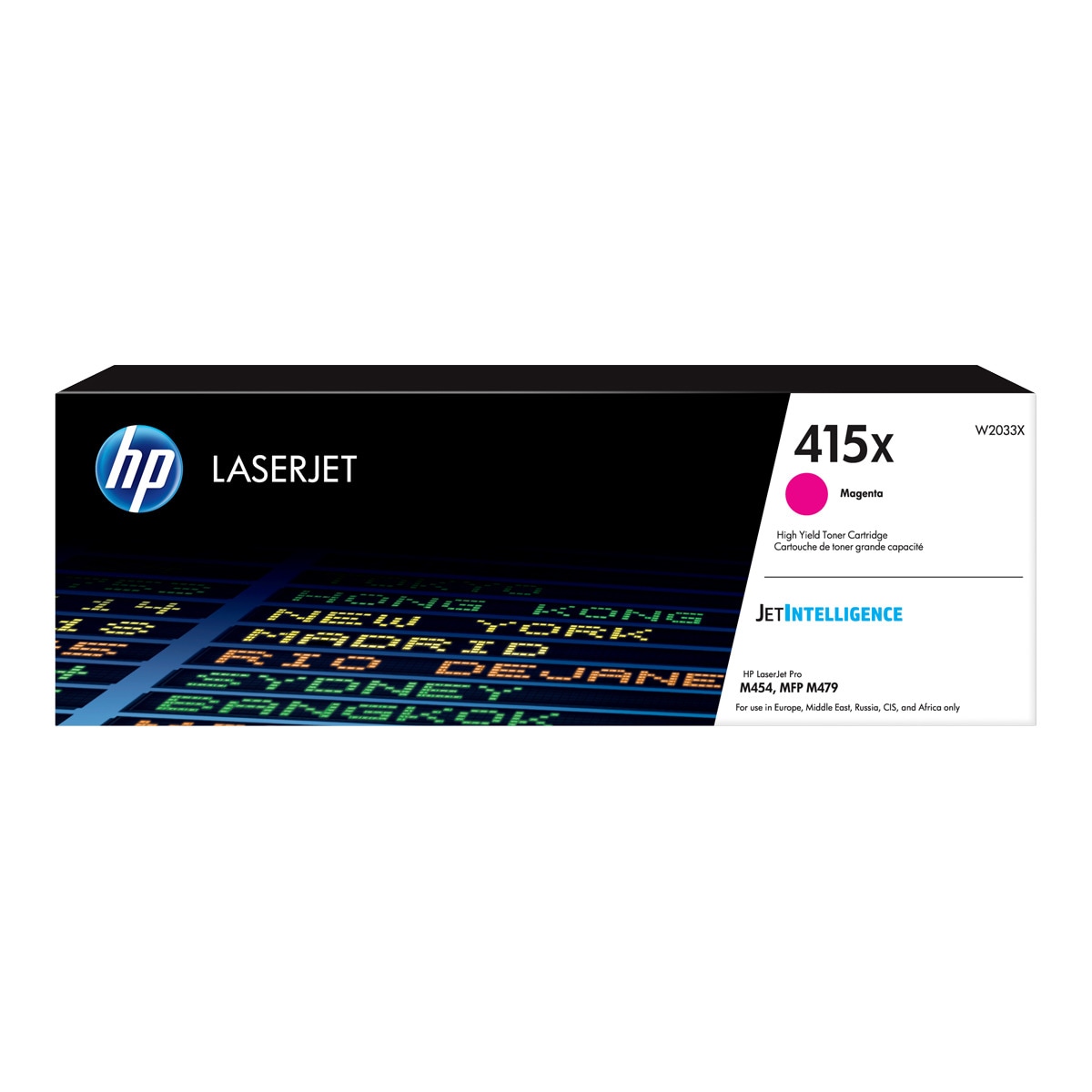 Imagen 0 de Tóner original HP LaserJet 415X Alta capacidad magenta (W2033X)