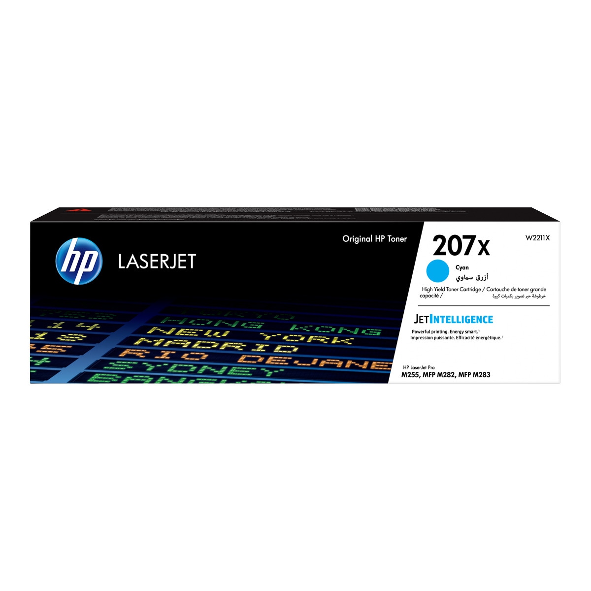 Imagen 0 de Tóner original HP LaserJet 207X Alta capacidad cian (W2211X)