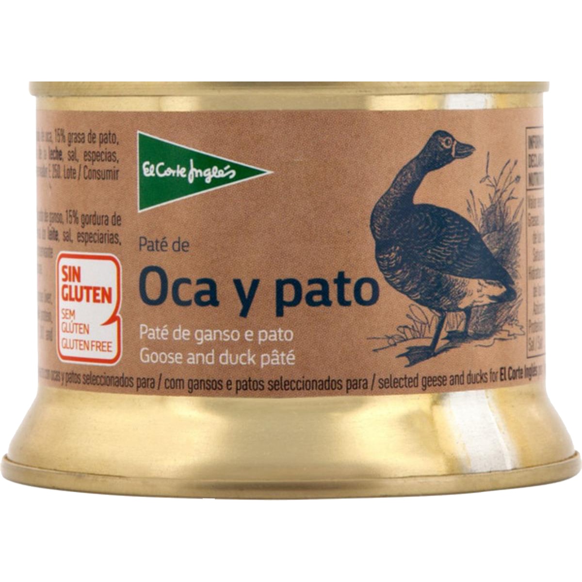 Paté de Fígado de Ganso sem Glúten lata 130 g
