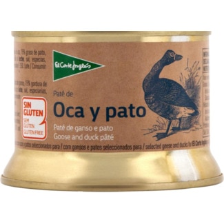 Paté de Fígado de Ganso sem Glúten lata 130 g - El Corte Inglés