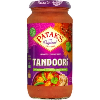 Molho Indiano Tandoori frasco 450 g - Patak's