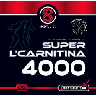 Super L-Carnitina 4000 em Ampolas embalagem 20 unidades - Fharmonat