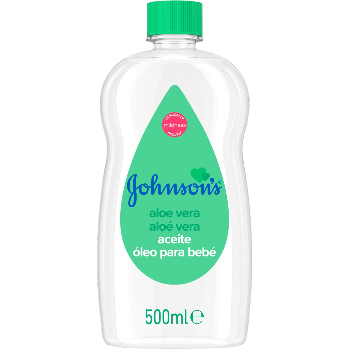 Óleo de Aloe Vera embalagem 500 ml