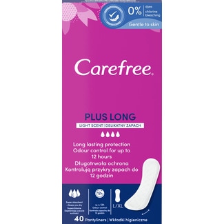 Protege-Slip Long embalagem 40 unidades - Carefree Plus