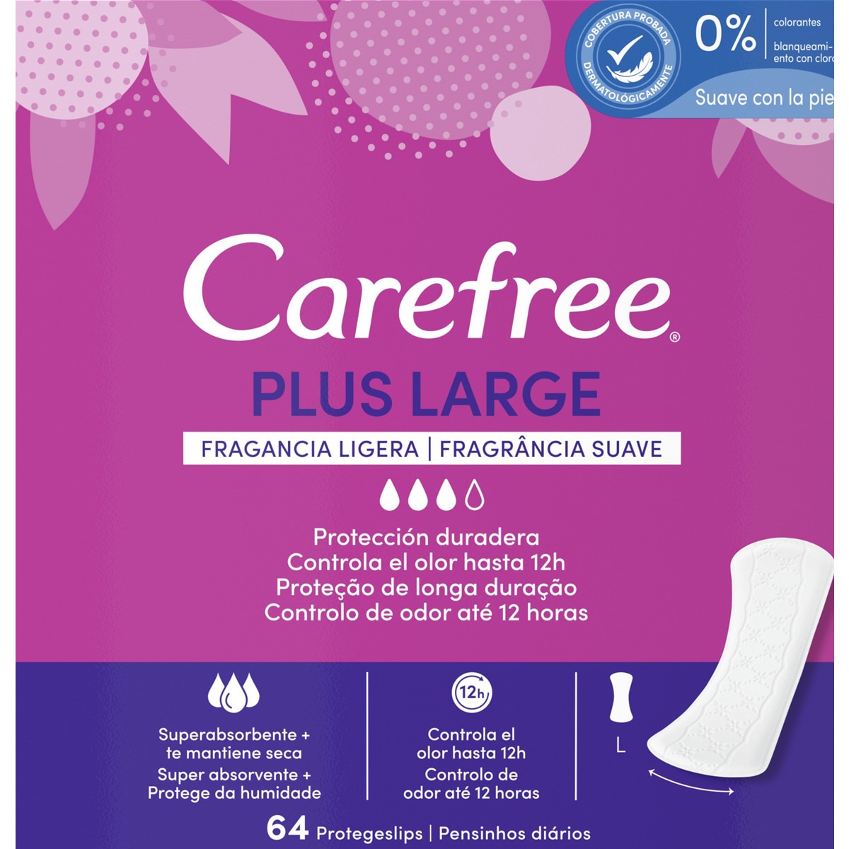 Protege-Slip Respirare Maxi embalagem| 64 unidades