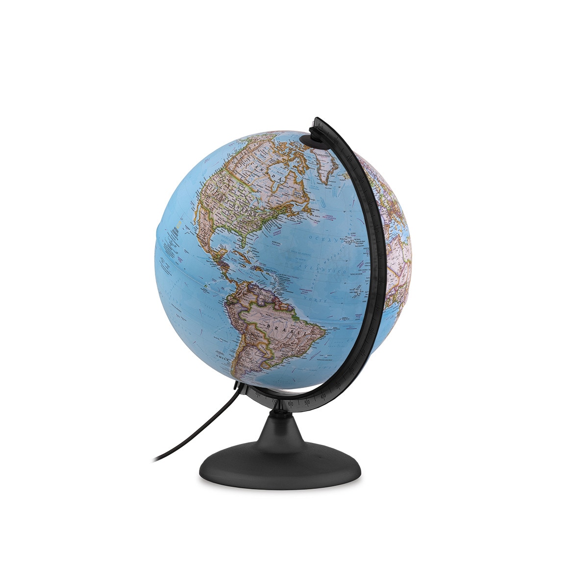 Globo Terrestre com Luz 1