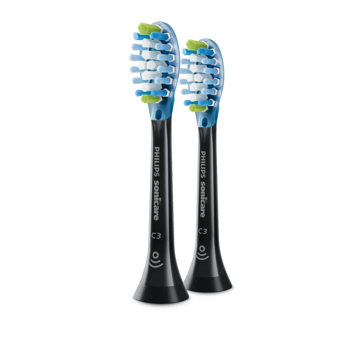Recargas Escova de Dentes Elétrica Philips HX9042/33 - Anti Placa Bacteriana Premium - 2 Unidades - Preto Preto-1