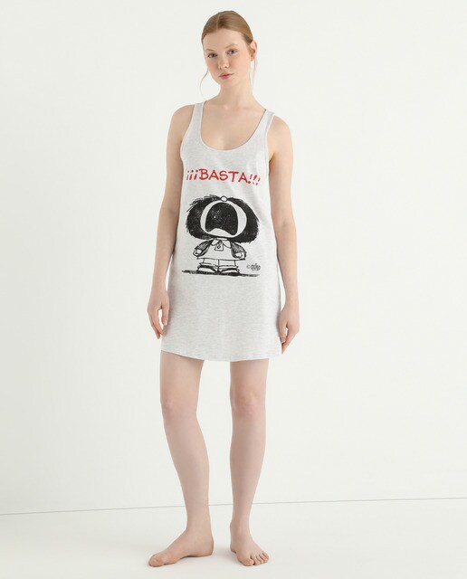 Camisón de mujer corto algodón Mafalda · Easy Wear Intimo · El Corte Inglés