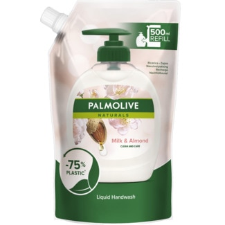 Sabonete Líquido para as Mãos de Amêndoa Recarga embalagem 500 ml - Palmolive Naturals