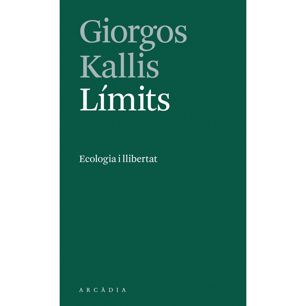 Límits: Ecologia i llibertat(Tapa blanda) 1