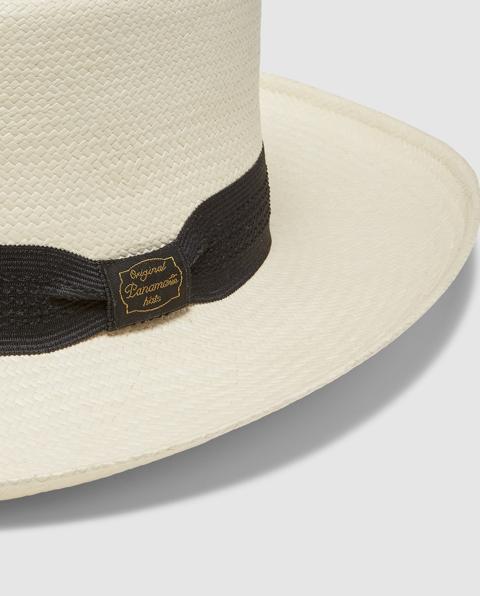 Chapéu branco com fita Branco-2