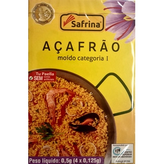 Açafrão Moído 4 Doses embalagem 0,5 g - Safrina