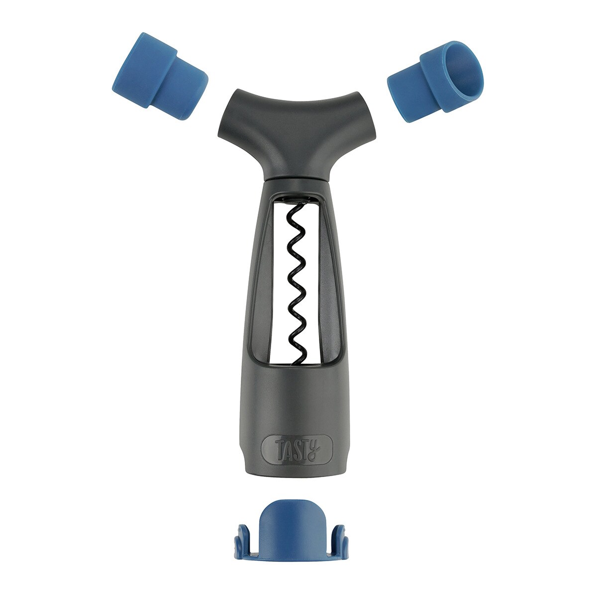 Saca-Rolhas Multifunções Cinzento-3