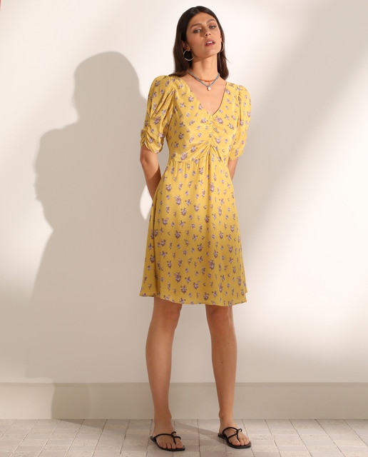 Vestido jacquard estampado florecitas · Tintoretto · El Corte Inglés