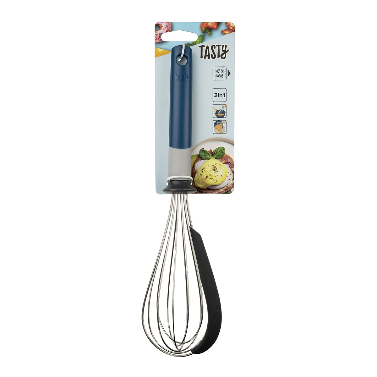 Batedeira de Varetas com Espátula Cinzento-10