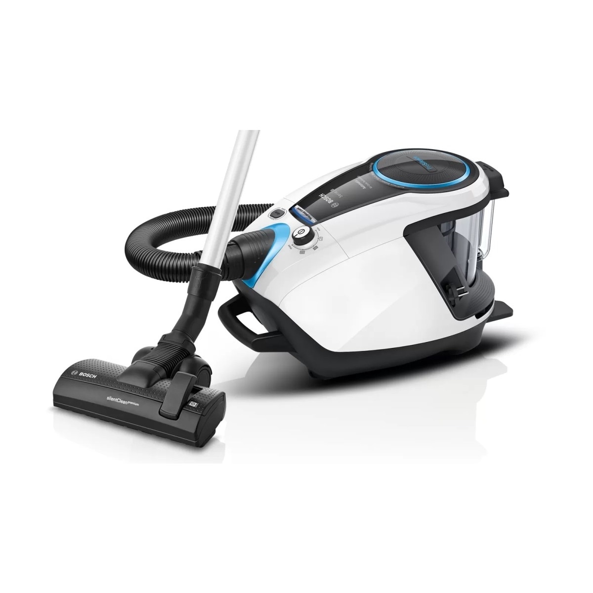 Aspirador sem Saco Bosch Serie 8 ProSilence BGS7SIL1 de 650 W, 64 dB e Depósito 3 Litros - Branco Branco-2