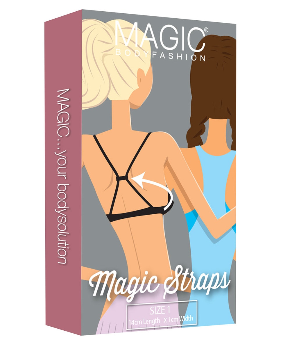 Pack de três suspensórios Magic Straps multicolor Multicolor-4