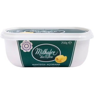 Manteiga com Sal embalagem 250 g - Milhafre