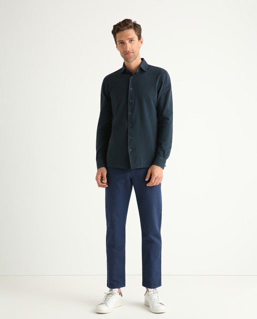 pantalon lino hombre el corte ingles