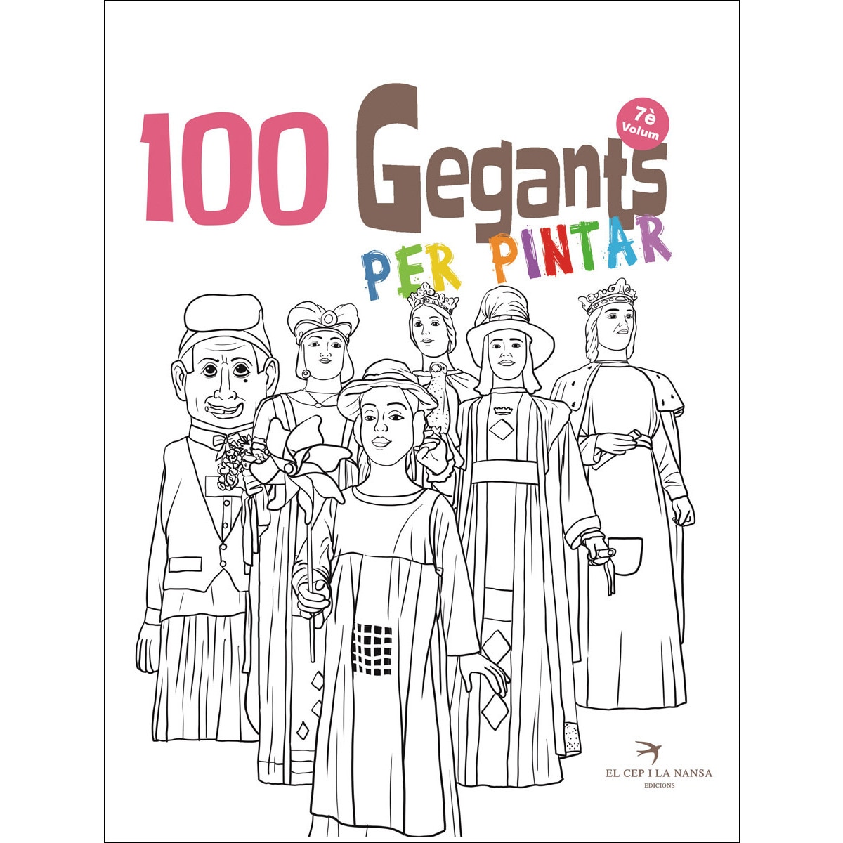 100 Gegants per pintar. Volum 7: Petita guia dels gegants de catalunya (Capa mole) 1