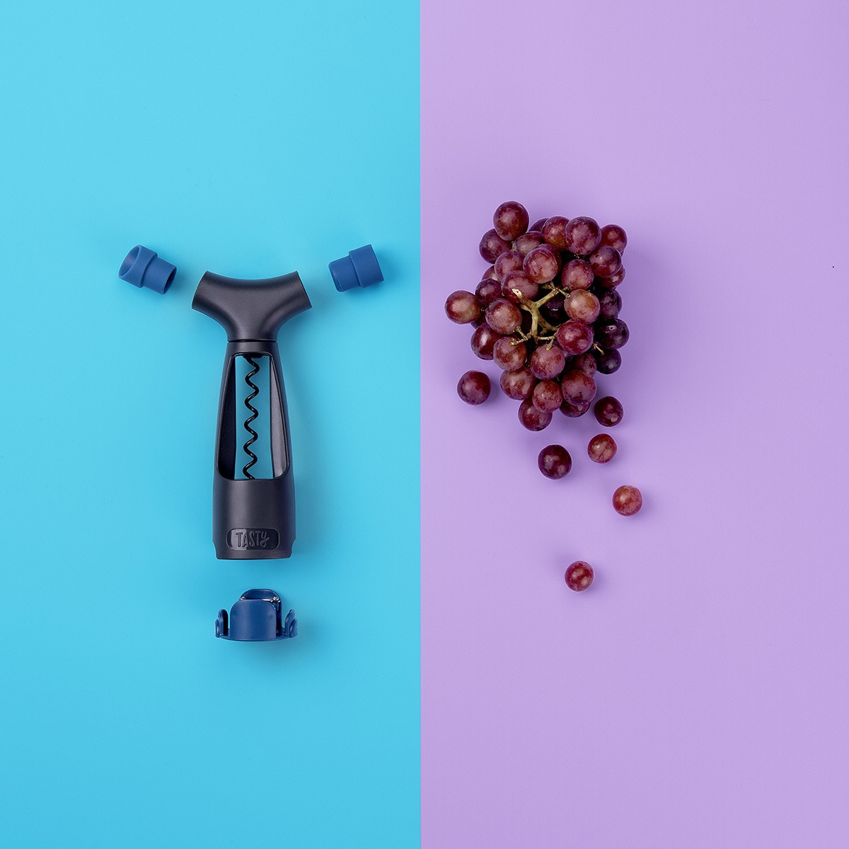 Sacacorchos multifuncional Tasty Gris-8