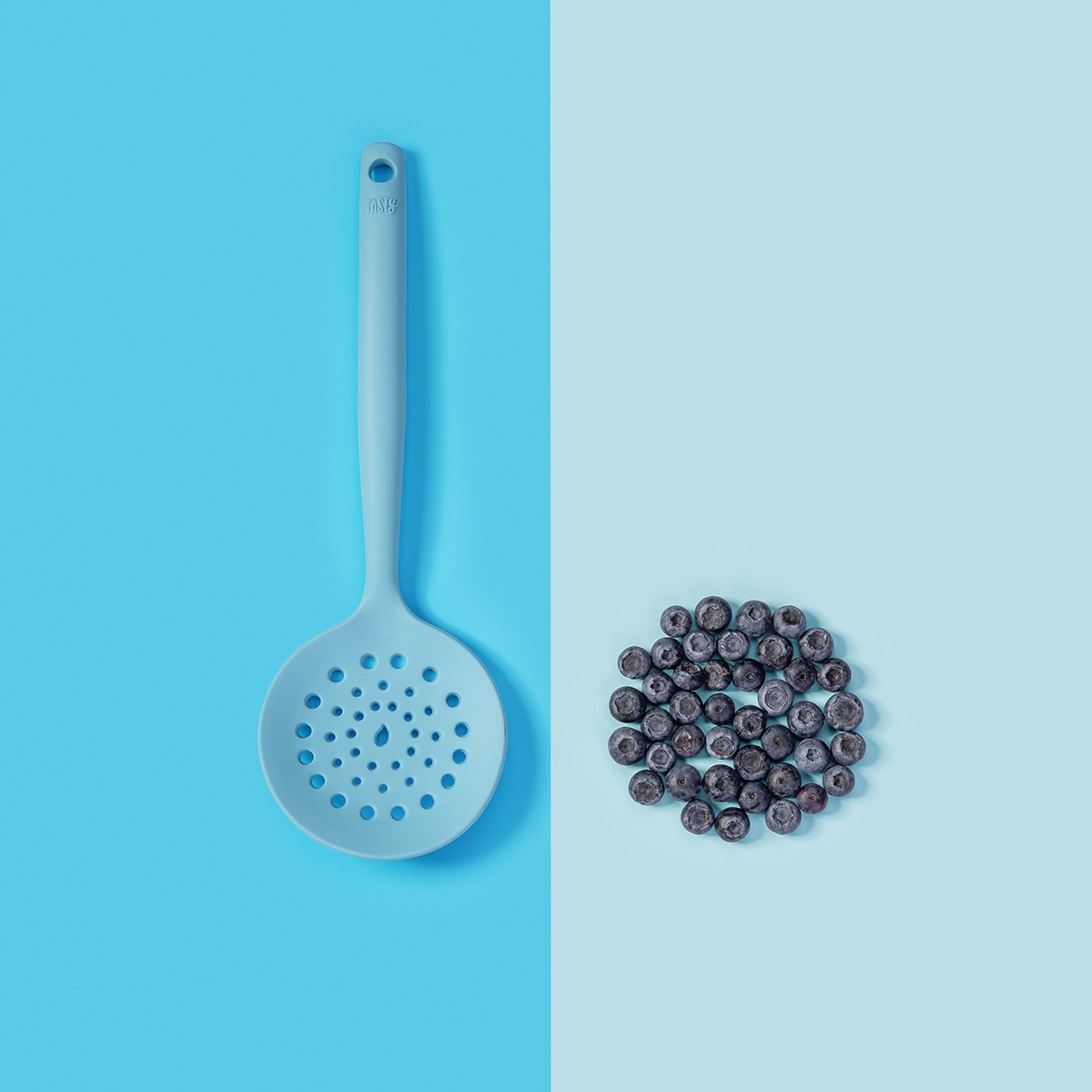 Espumadera de silicona Tasty Azul-5