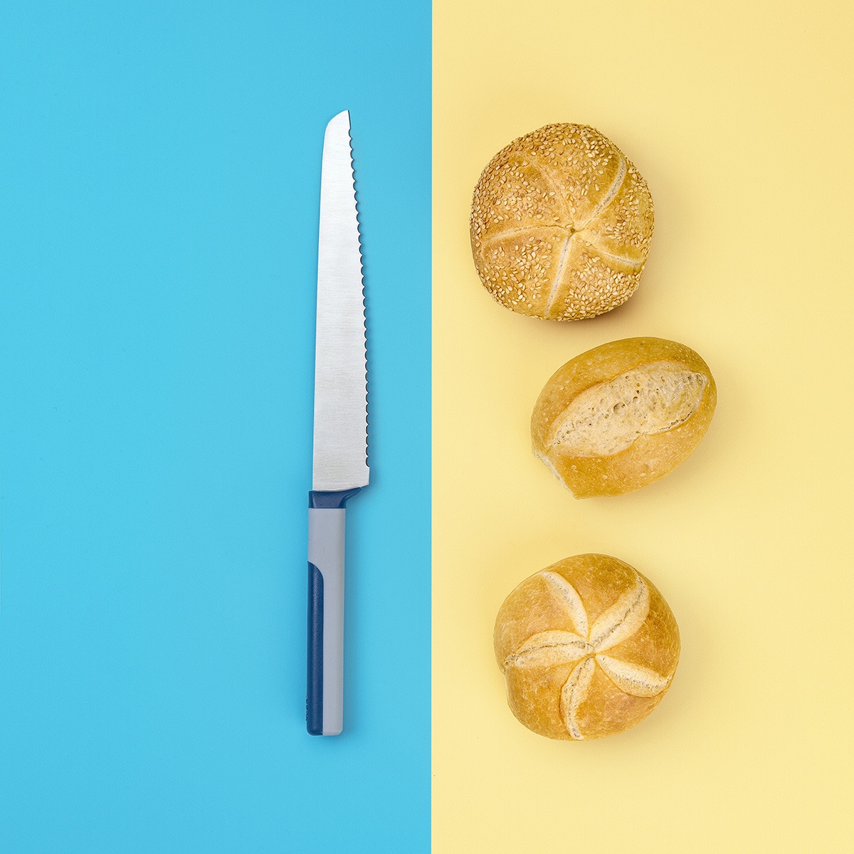 Cuchillo de pan Tasty Gris-4