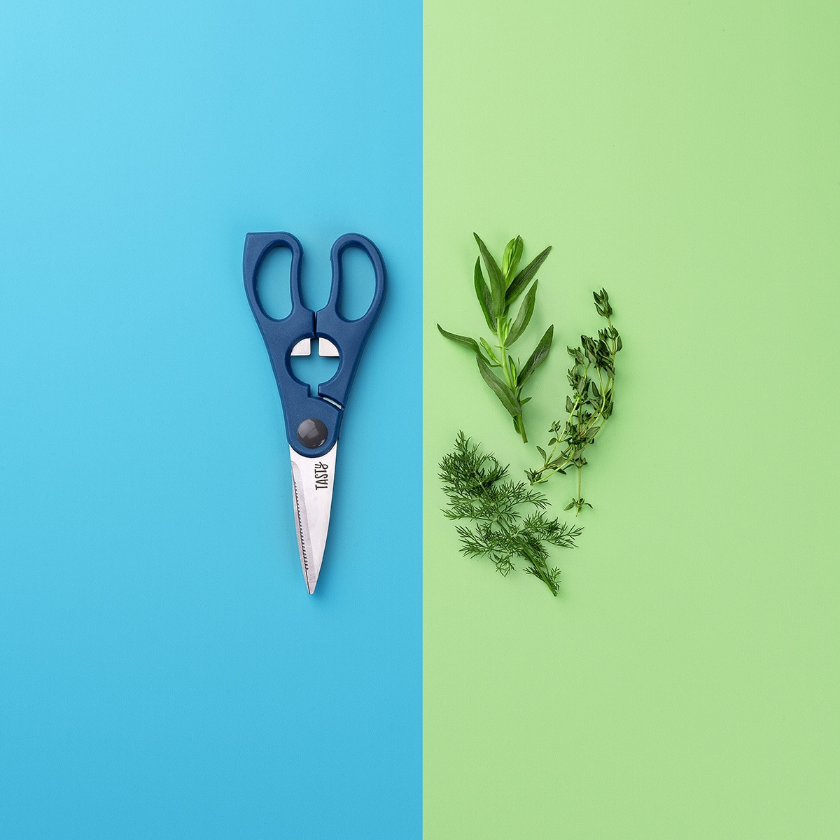 Tijeras con abridor Tasty Gris-5