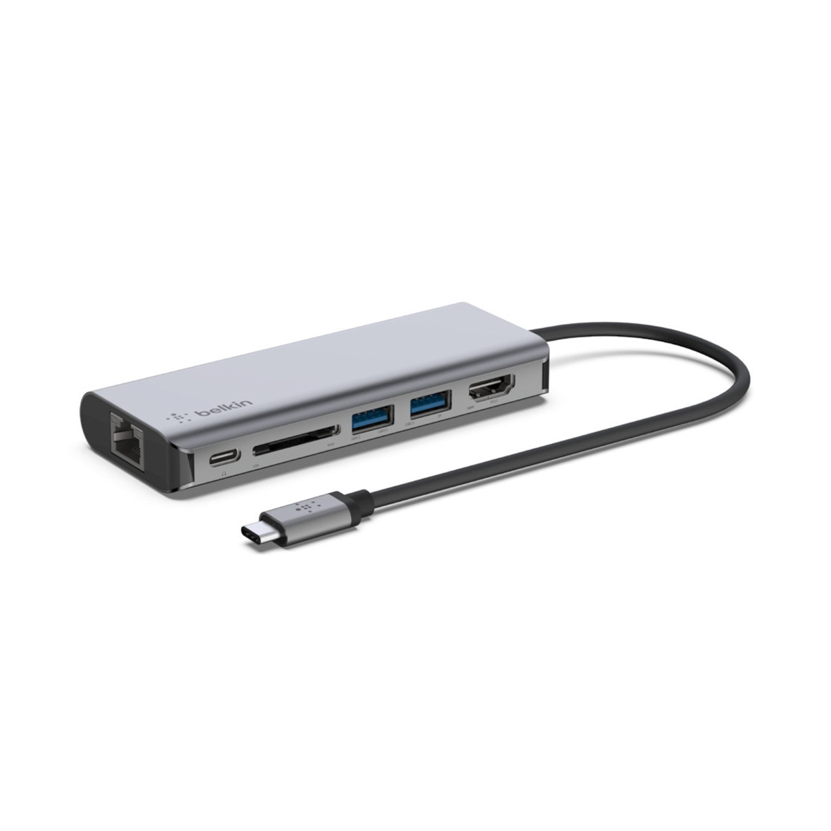 Adaptador multipuerto Belkin AVC008btSGY USBC 6 en 1 · Belkin · El