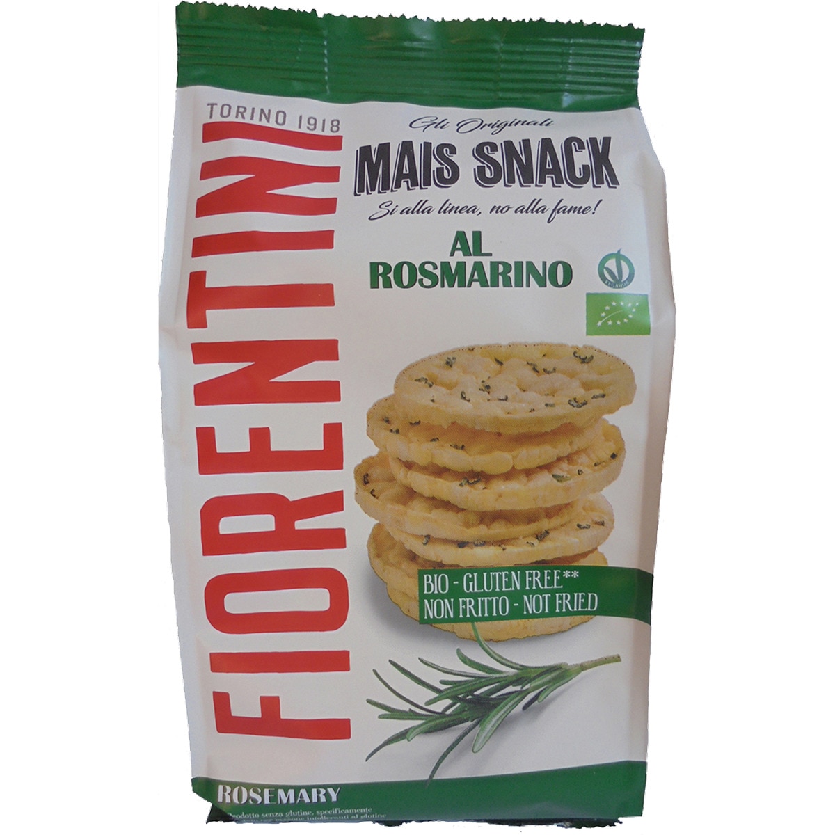 Snack de Milho com Rosmaninho Biológico embalagem 50 g