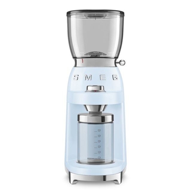 Imagem 0 de Moinho de Café Smeg Anni 50 CGF01PBEU de 150 W - Azul Céu Polido