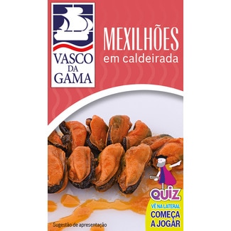 Mexilhões de Caldeirada lata 118 g - Vasco Da Gama