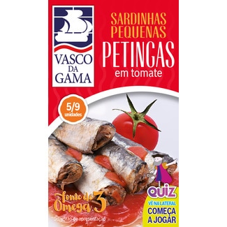 Petinga em Tomate lata 90 g - Vasco Da Gama