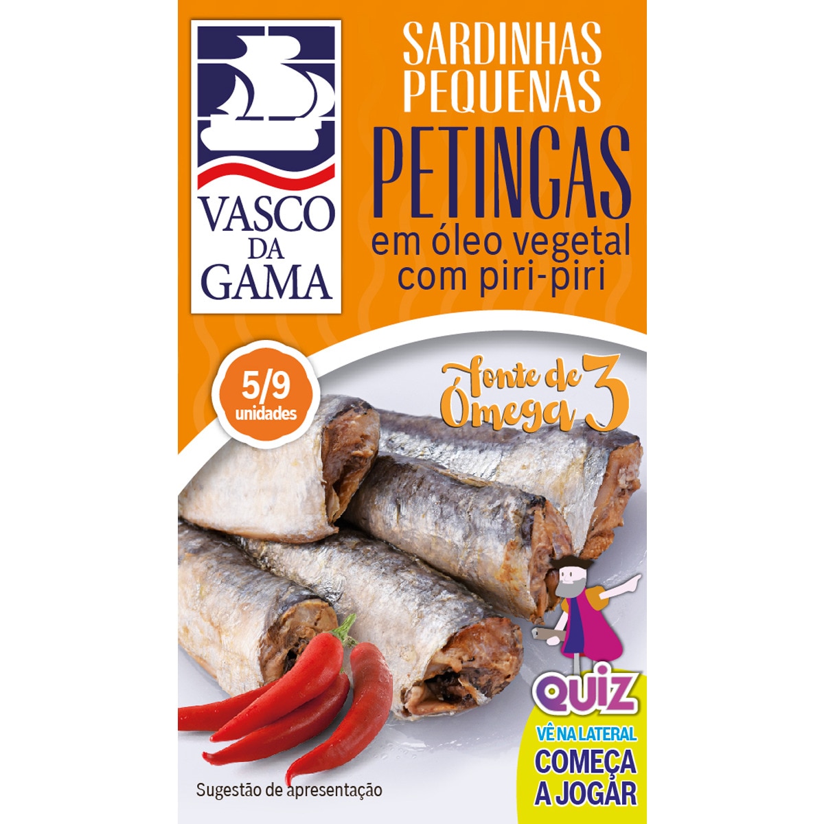 Petinga em Óleo Picante lata 90 g