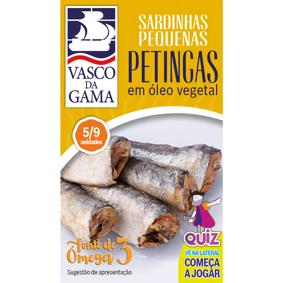 Petinga em Óleo Vegetal lata 90 g