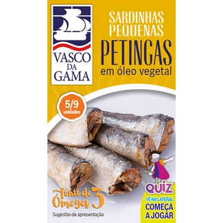 Petinga em Óleo Vegetal lata 90 g - Vasco Da Gama